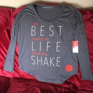 Long sleeve, Pure Barre workout top